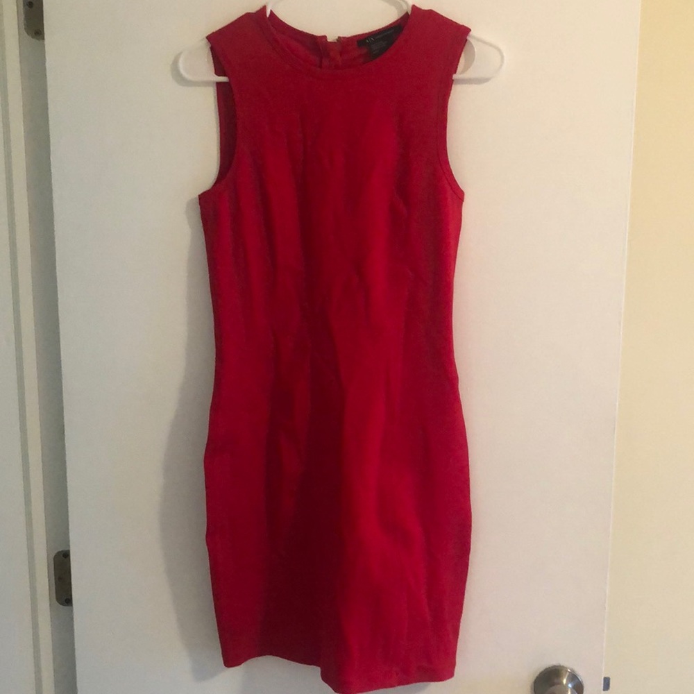 NWOT Valentine Armani Exchange Red Bodycon Dress!
